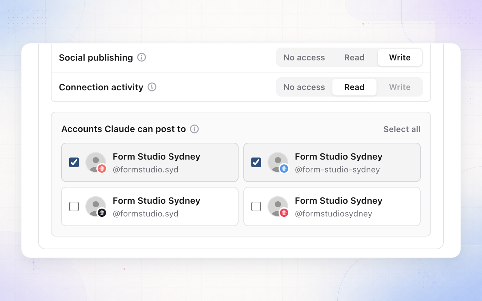 Schedule and publish from Claude, ChatGPT and Codex