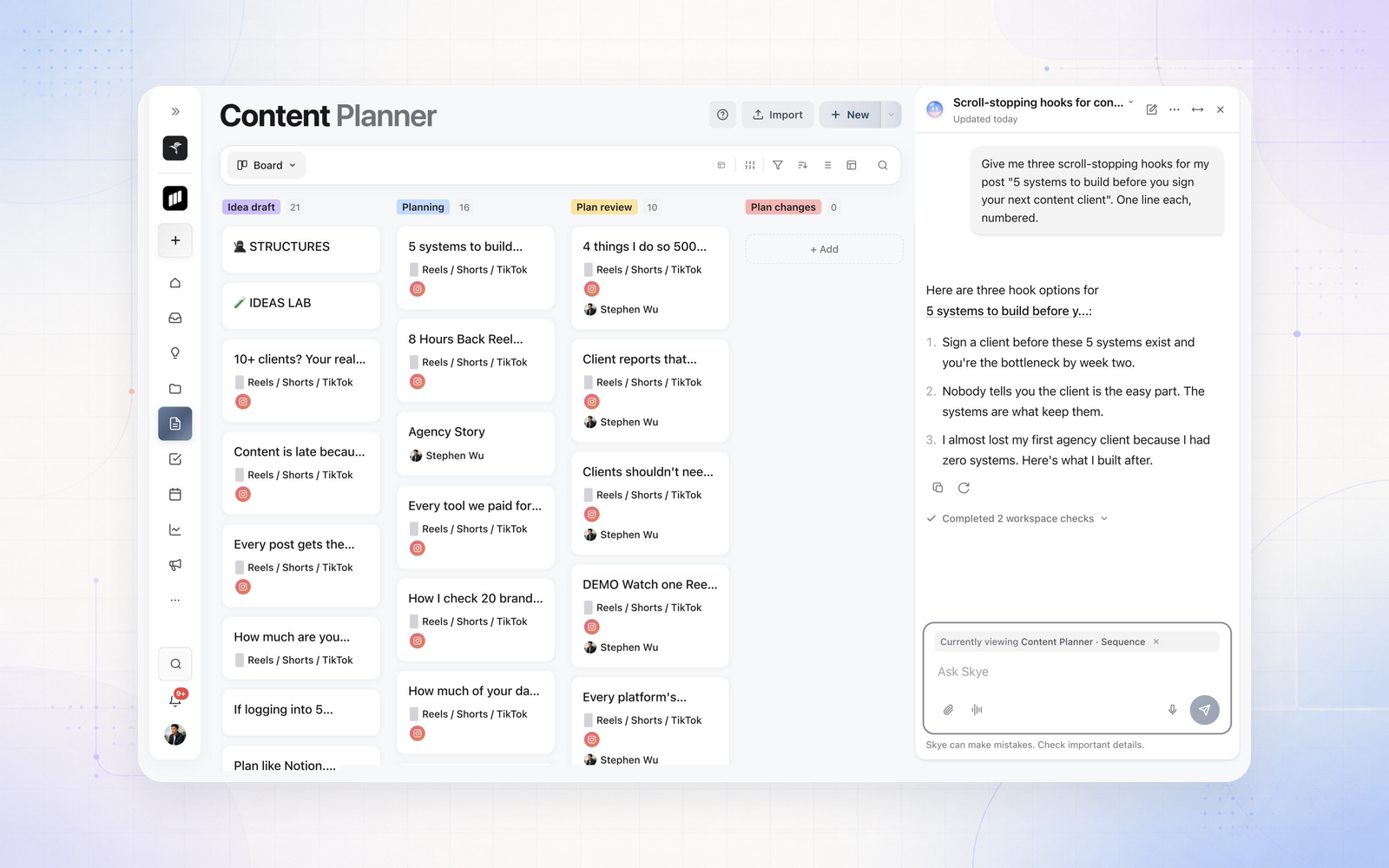 Meet Skye, your AI assistant beside every page
