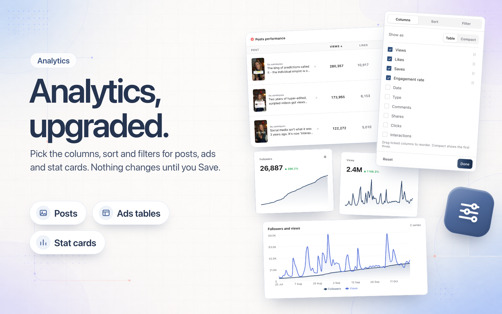 An upgraded Analytics experience