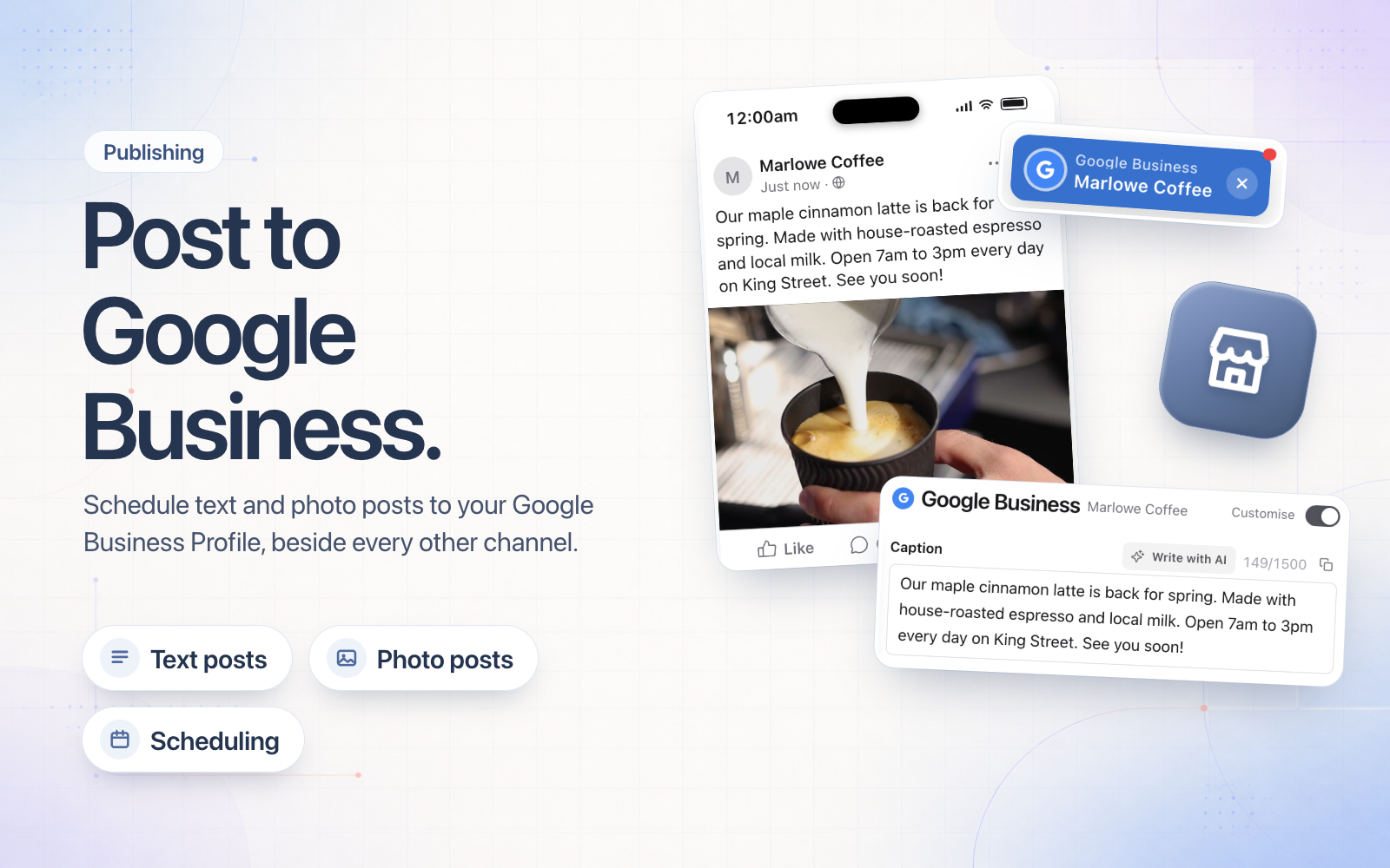 Publish to Google Business Profile